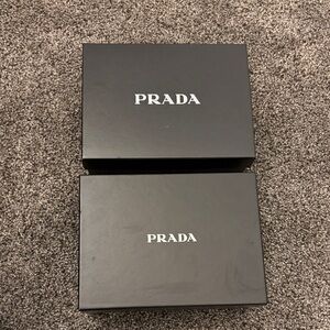 Prada Elegant Black Storage Boxes